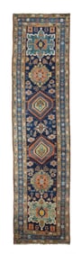 Antique Persian Heriz Long Rug 3'4'' x 14'5'' (1.02 x 4.39 M)