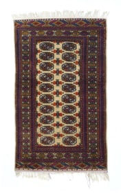 Vintage Bokhara Rug 3'1" x 5'2" (0.94 x 1.57 M)