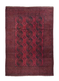 Vintage Afgan Bokhara Rug 8'3" x 11'8" (2.51 x 3.56 M)