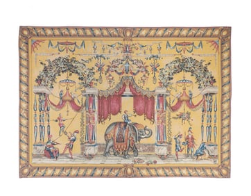 Vintage Tapestry Rug 4'6" x 6'6" (1.37 x 1.98 M)