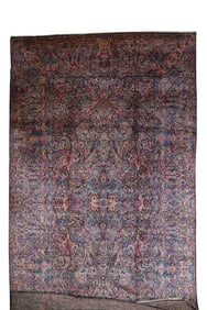 Antique Persian Kerman Rug 10'7" x 19'2" (3.23 x 5.84 M)
