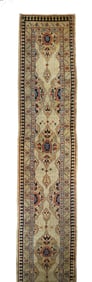 Antique Sarab Long Rug 3'5" x 17'9" (1.04 x 5.41 M)