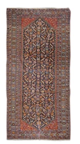 Antique Persian Qashqai Rug 3'6" x 7'5" (1.07 x 2.26 M)