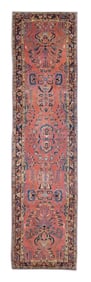 Antique Persian Sarouk Long Rug 2'8" x 10'7" (0.81 x 3.23 M)