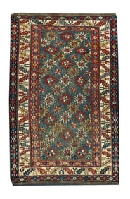 Antique Caucasian Shirvan Rug 3'1" x 4'8" (0.94 x 1.42 M)