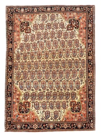 Antique Persian Farahan Sarouk Rug 3'8" x 5' (1.12 x 1.52 M)