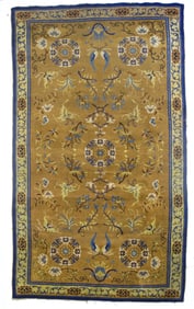 Antique Chinese Peking Rug 4'10" x 8'2" (1.47 x 2.49 M)