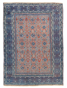 Antique Caucasian Shirvan Rug 3'4" x 4'6" (1.02 x 1.37 M)