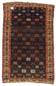 Antique Persian Malayer Rug 4'3" x 6'9" (1.30 x 2.06 M)