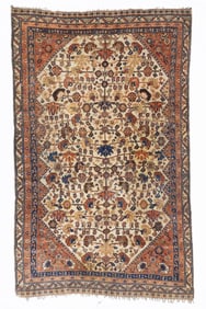 Antique Persian Qashqai Rug 4'0" x 6'6" (1.22 x 1.98 M)