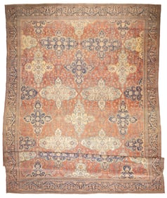 Antique Persian Farahan Sarouk Rug 12' x 17'9" (3.66 x 5.41 M)