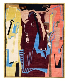 French Artistic by Albert Gleizes Rug 9'7" x 12' (2.92 x 3.66 M)