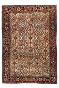 Antique Persian Farahan Sarouk Rug 4'6" x 6'6" (1.37 x 1.98 M)