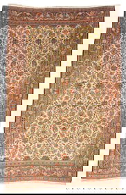 Antique Persian Kashan Rug 6'9" x 9'3" (2.06 x 2.82 M)