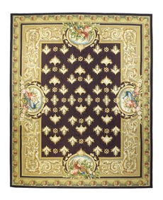 Aubusson Rug 8' x 10' (2.44 x 3.05 M)