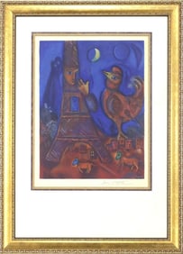 Marc Chagall Bonjour Paris