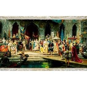 Art Rug 100% Handmade Napoleon Wedding