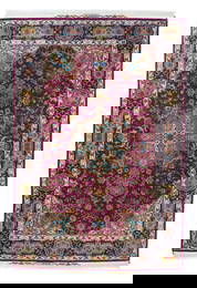 Extremely Fine Persian Tabriz Rug 3'4" x 5'3" (1.02 x 1.60 M)
