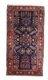Antique Persian Mohajeran Sarouk Rug 2'9" x 5'2" (0.84 x 1.57 M)