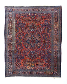 Antique Persian Lillihan Rug 5'3" x 6'6" (1.60 x 1.98 M)