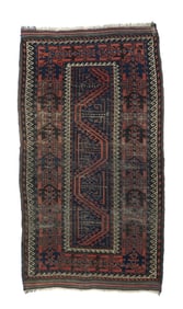 Antique Persian Balouch Rug 2'10" x 5'7" (0.86 x 1.70 M)