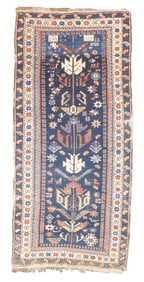 Antique Caucasian Shirvan Bijov Rug 2'10" x 6' (0.86 x 1.83 M)