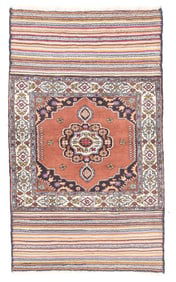 Vintage Persian Joshagan Rug 2'11" x 5'0" (0.89 x 1.52 M)