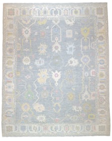 Turkish Oushak Rug 8' x 10' (2.44 x 3.05 M)