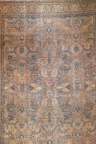 Antique Persian Haji Jalili Tabriz Rug 11' x 15'3" (3.35 x 4.65 M)