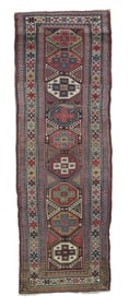 Antique North West Persian Long Rug 3'8" x 10'8" (1.12 x 3.25 M)