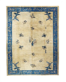 Antique Peking Chinese Rug 8'10" x 11'10" (2.69 x 3.61 M)