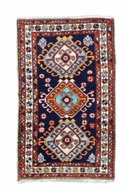 Vintage Persian Ardebil Rug 3'3" x 4'10" (0.99 x 1.47 M)