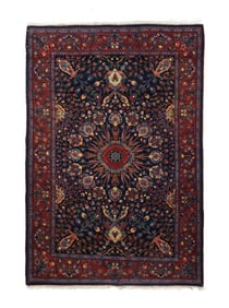 Antique Persian Bidjar Rug 4'6" x 6'7" (1.37 x 2.01 M)