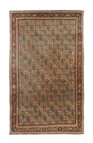 Antique Persian Farahan Sarouk Rug 4'1" x 6'5" (1.24 x 1.96 M)