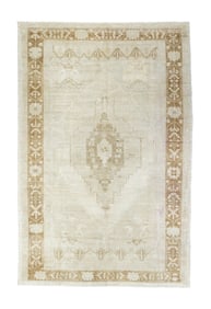 Vintage Turkish Rug 4'9" x 6'6" (1.45 x 1.98 M)