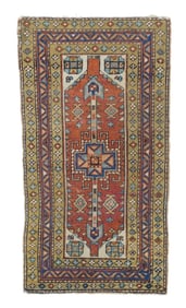 Antique Persian Heriz Rug 2'2" x 4' (0.66 x 1.22 M)