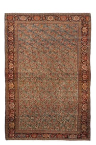 Antique Persian Malayer Rug 4'4" x 6'2" (1.32 x 1.88 M)