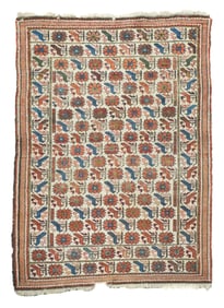 Antique Caucasian Shirvan Rug 3'2" x 4'3" (0.97 x 1.30 M)