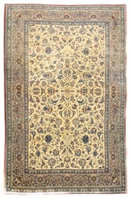 Fine Semi Antique Persian Nain Rug 5'5" x 8'5" (1.65 x 2.57 M)
