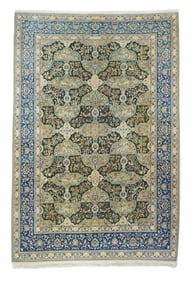 Fine Persian Nain Rug 5'5" x 8'3" (1.65 x 2.51 M)