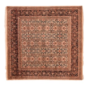 Indian Wool Rug 6'5" x 6'7" (1.96 x 2.01 M)