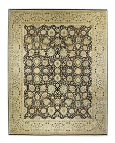 PAK Persian Tabriz Design Rug 9'2" x 12'2" (2.79 x 3.71 M)
