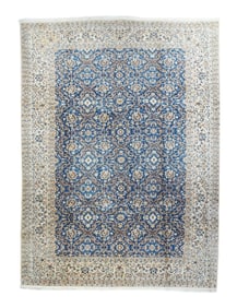 Vintage Extremely Fine Persian Nain Rug 8'3" x 11'9" (2.51 x 3.58 M)