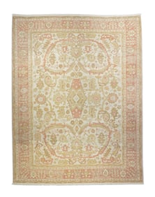 Turkish Oushak Rug 9' x 12' (2.74 x 3.66 M)