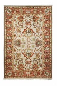 Turkish Oushak Rug 6' x 9' (1.83 x 2.74 M)