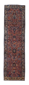 Antique Persian Lilihan Rug 2'9" x 9'8" (0.84 x 2.95 M)