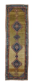 Antique Persian Sarab Long Rug 3'6" x 11'4" (1.07 x 3.45 M)
