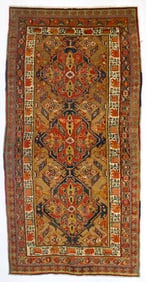 Antique Persian Sarab Rug 3'8" x 7'5" (1.12 x 2.26 M)