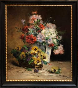 CAUCHOIX Eugne ( 1850 - 1911 ) - Oil on Canvas Painting