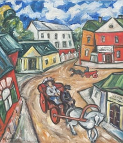 Rozanova Olga- Town Landscape- June 1912